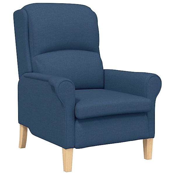 vidaXL Sessel Moderner Sessel Blau Stoff günstig online kaufen