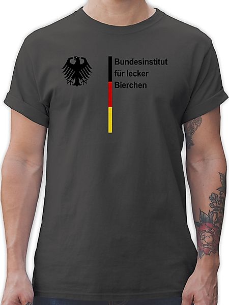 Shirtracer T-Shirt Bundesinstitut für lecker Bierchen, günstig online kaufen