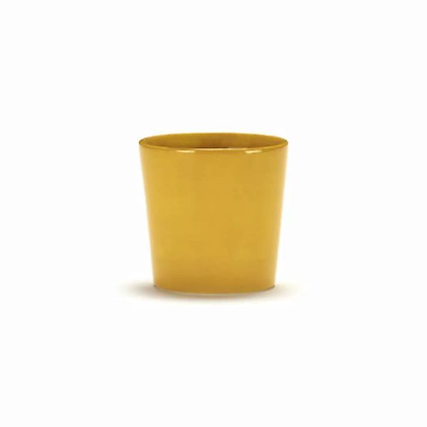 Kaffeetasse Feast keramik gelb / 25 cl - Serax - Gelb günstig online kaufen