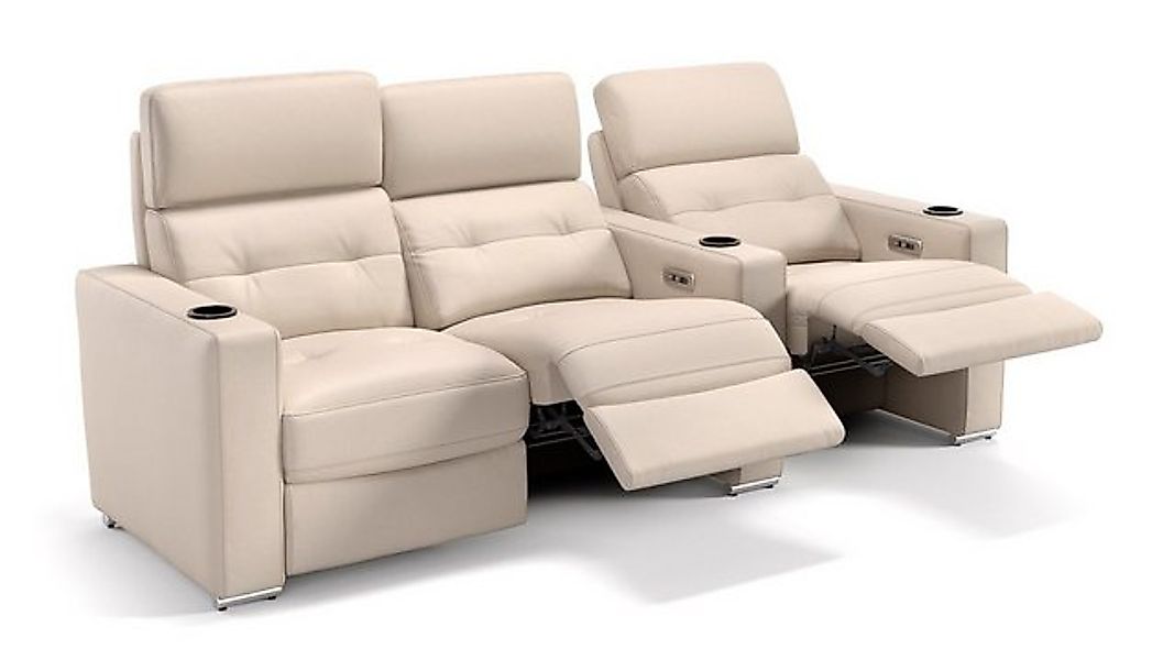 Sofanella 3-Sitzer Leder BARI, Relaxcouch, Designersofa, Designer Sofa, 3er günstig online kaufen