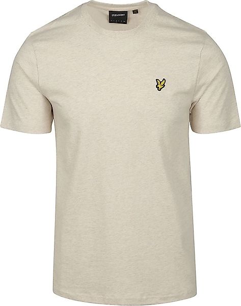 Lyle und Scott T-Shirt Heather Ecru - Größe S günstig online kaufen