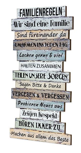 Levandeo® Holzbild, Wandbild 56 x 33 günstig online kaufen