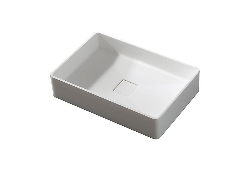 Bernstein Waschbecken Aqua, aus Mineralguss, in Weiß, Anti-Fingerprint, Eck günstig online kaufen