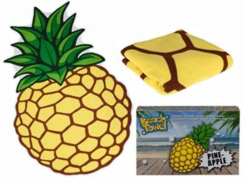 Strandtuch Ananas 120x70 cm mehrfarbig Gr. 70 x 120 günstig online kaufen
