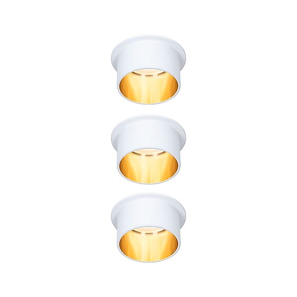 Paulmann "LED Einbauleuchte 3-Step-Dim Gil Coin Basisset IP44 rund 68mm Coi günstig online kaufen