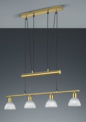 TRIO Leuchten LED Pendelleuchte LEVISTO, Seilzugmechanismus, günstig online kaufen