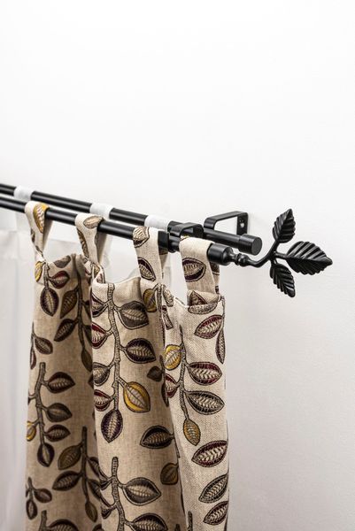 GARESA Gardinenstange "SHEET mit offenem Träger" Ø 16 mm 2 läufig-läufig Wu günstig online kaufen