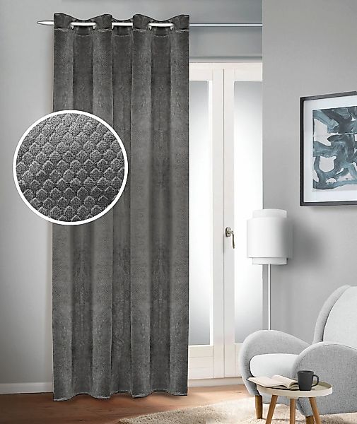 HOMING Gardine "Cara" Ösen 1 Stk. tlg. Fertigschal günstig online kaufen