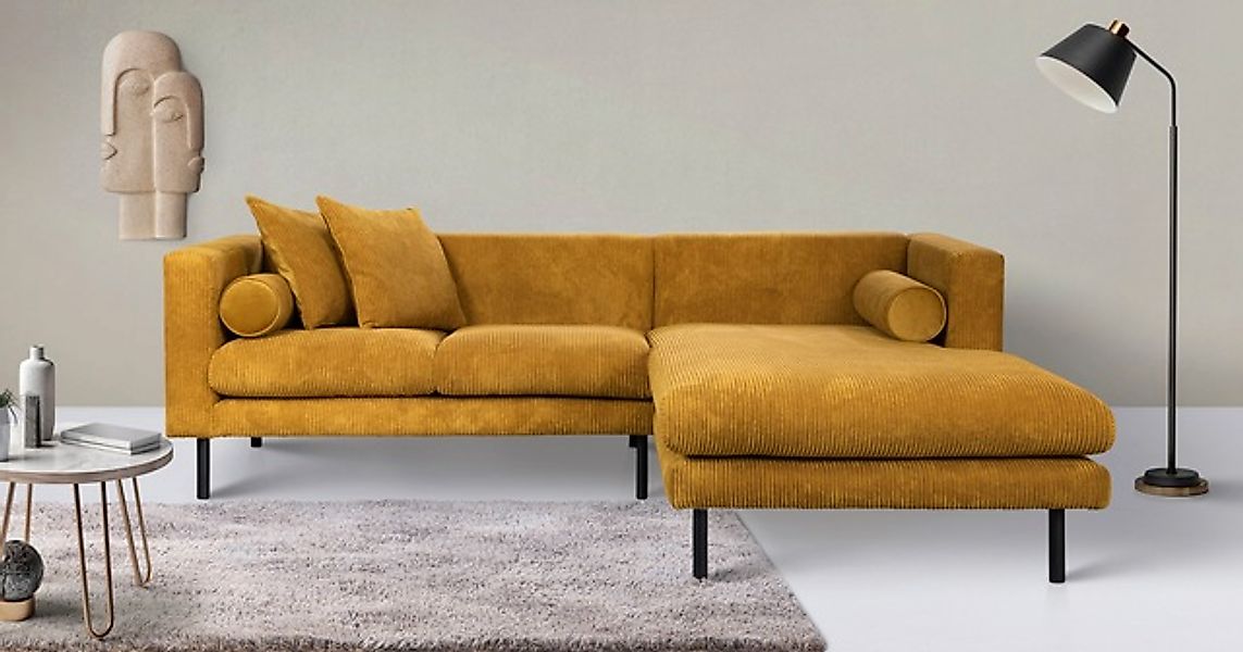 Home affaire Ecksofa »Lillibeth L-Form Designsofa, Maße B/T/H: 240/173/83 c günstig online kaufen