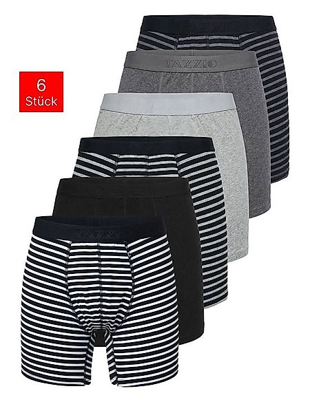 Tazzio Boxershorts 6er Pack BS1002 (Packung, 6-St., 6er-Pack) langes Bein & günstig online kaufen