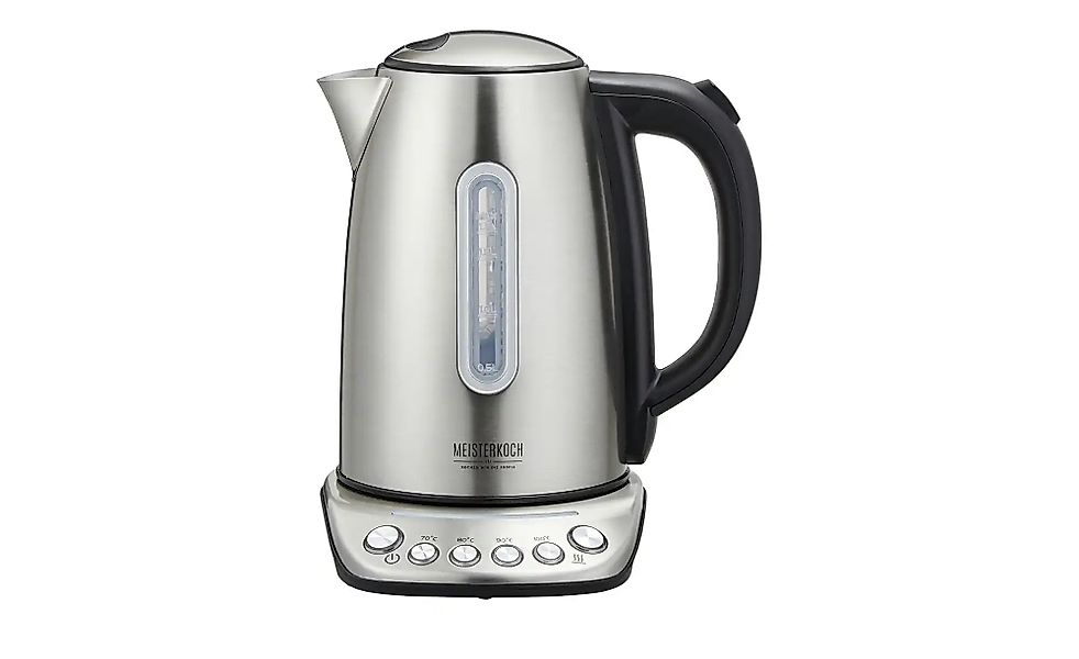 Meisterkoch Wasserkocher  WK-1712 TW ¦ silber ¦ Kunststoff,Edelstahl,Metall günstig online kaufen
