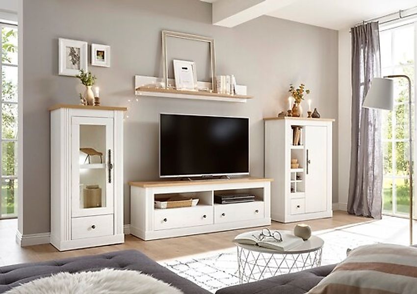 Home affaire Wohnwand »Westminster BESTSELLER!« Set, Vitrine, Lowboard, Kom günstig online kaufen