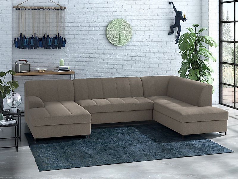 INOSIGN Wohnlandschaft "Balme, moderne Formensprache, zeitloses Design, U-F günstig online kaufen
