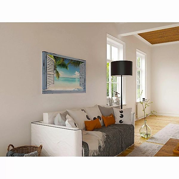 Reinders Wandbild "Strandfenster" günstig online kaufen