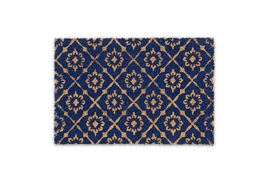 relaxdays Fußmatte im floralen Desig, Höhe: 15 mm günstig online kaufen