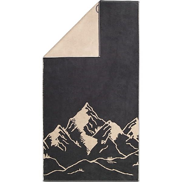 Cawö Handtücher Alpenchic Edition Berge 6269 - Farbe: granit - 73 - Duschtu günstig online kaufen