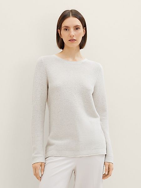 TOM TAILOR Strickpullover Strickpullover aus Bio-Baumwolle günstig online kaufen