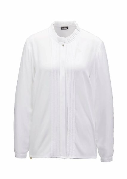 GOLDNER Langarmbluse "Bluse mit raffinierter Ausschnittlösung" günstig online kaufen