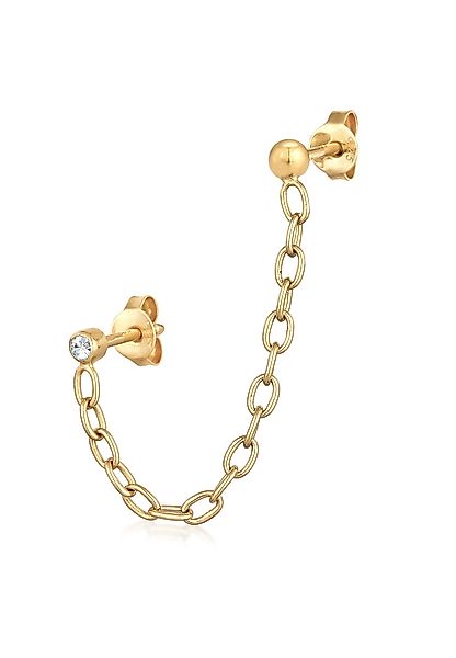 Elli Paar Ohrstecker Kette Piercing Kristall günstig online kaufen