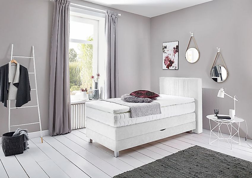 Westfalia Schlafkomfort Boxspringbett wahlweise mit Bettkasten und Topper günstig online kaufen