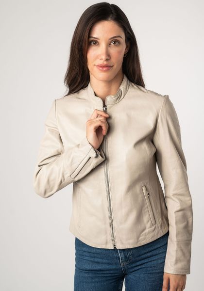 Mauritius Lederjacke "MWCelly" mit Stehkragen, Reißverschlusstaschen günstig online kaufen