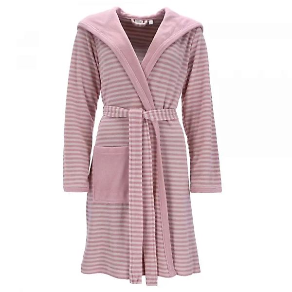 Esprit Bademäntel Damen Kapuze Striped Hoody - Farbe: Rose - 0009 - L günstig online kaufen