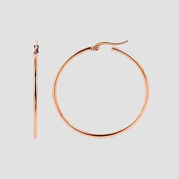 Adelia´s Paar Creolen "Damen Ohrringe – Creole aus Edelstahl" Ideal als Ges günstig online kaufen