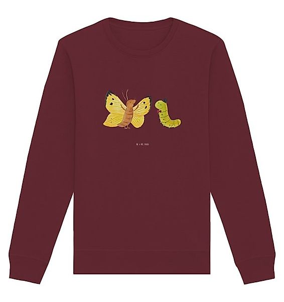 Mr. & Mrs. Panda Longpullover Raupe Schmetterling Größe M - Burgundy - Gesc günstig online kaufen