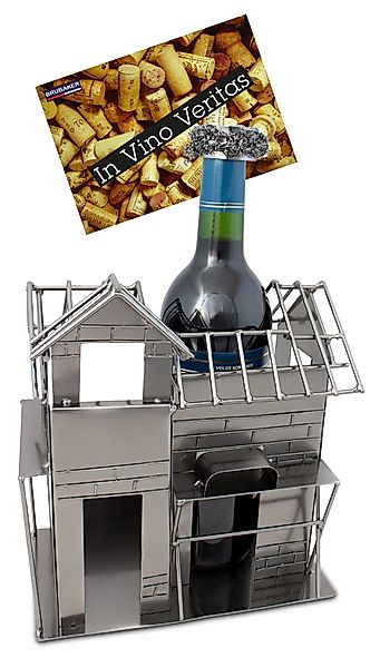 BRUBAKER Weinflaschenhalter Richtfest, (inklusive Grußkarte), Metall günstig online kaufen