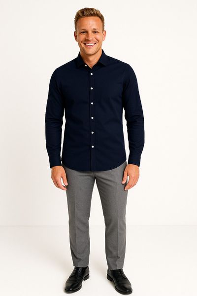 Jack & Jones Langarmhemd JJJOE STRUCTURE günstig online kaufen