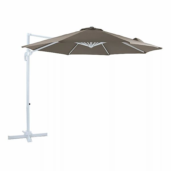 AXI Ampelschirm Ø 300 cm Taupe mit Dreh- & Neigungsfunktion günstig online kaufen