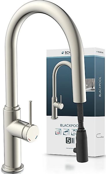 Schütte Spültischarmatur BLACKPOOL energiesp. Cold-Start-Funkt., 360° schwe günstig online kaufen