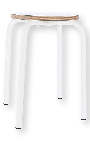 jankurtz Hocker Paris, stapelbar, Weiß günstig online kaufen