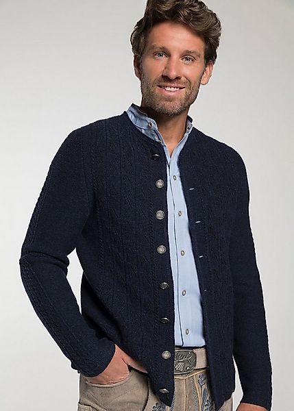 Spieth & Wensky Trachtenstrickjacke Gent (1-tlg) mit Stickmuster günstig online kaufen
