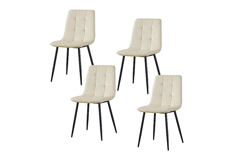 HTI-Living Esszimmerstuhl Stuhl Mesa Velvet 4er-Set (Set, 4 St), Esszimmers günstig online kaufen