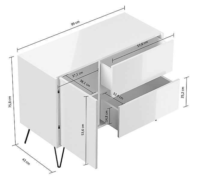 Magnolia Home Sideboard Raumwunder L Sideboard günstig online kaufen