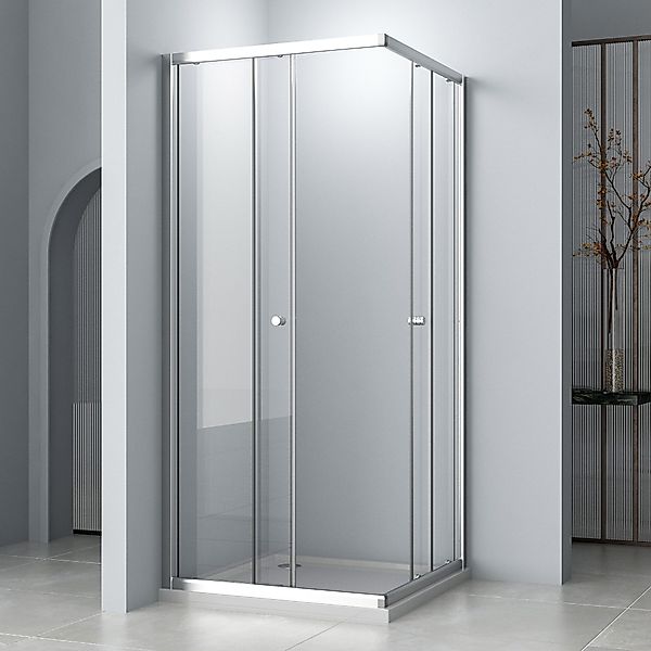 Hopibath Eckdusche Duschkabine Schiebetür Eckeinstieg H:185, günstig online kaufen