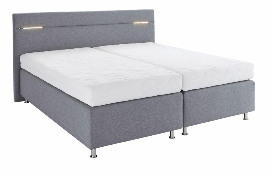 Westfalia Schlafkomfort Boxspringbett wahlweise mit LED-Beleuchtung günstig online kaufen