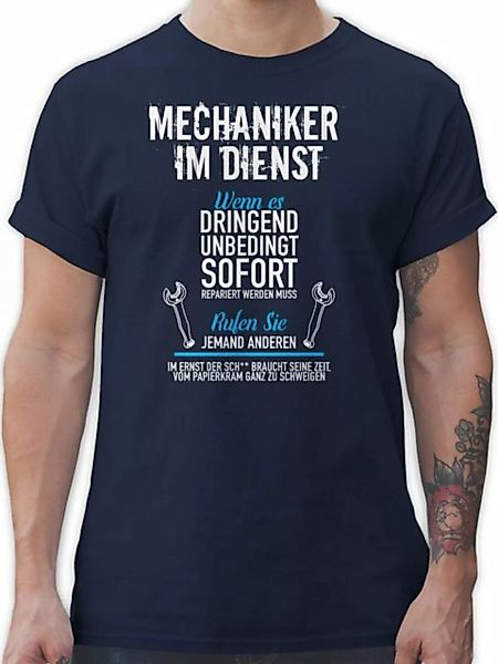 Shirtracer T-Shirt Mechaniker im Dienst Handwerker Geschenke günstig online kaufen