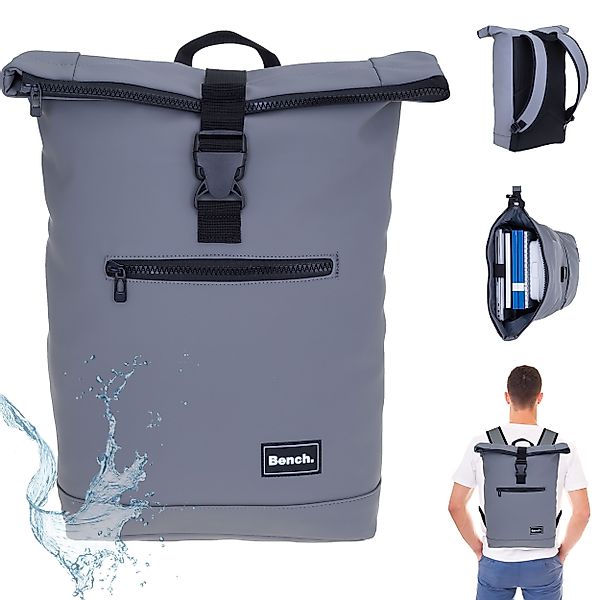 Bench. Freizeitrucksack Roll-Top Kurierrucksack Hydro aus günstig online kaufen