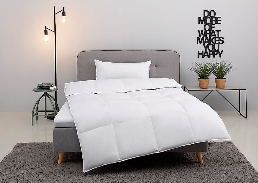 my home Daunenbettdecke + Kopfkissen Cavanelle günstig online kaufen