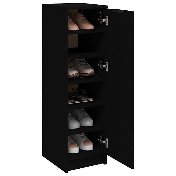 vidaXL Schuhschrank Schuhschrank Schwarz 30x35x100 cm Spanplatte günstig online kaufen