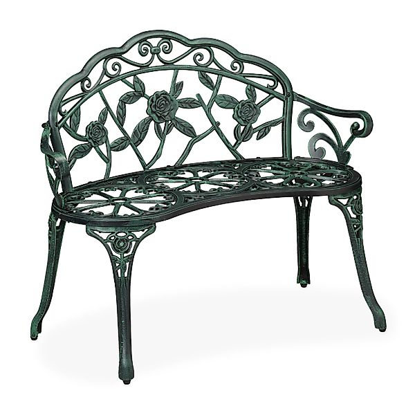 relaxdays Gartenbank Rosen antik günstig online kaufen