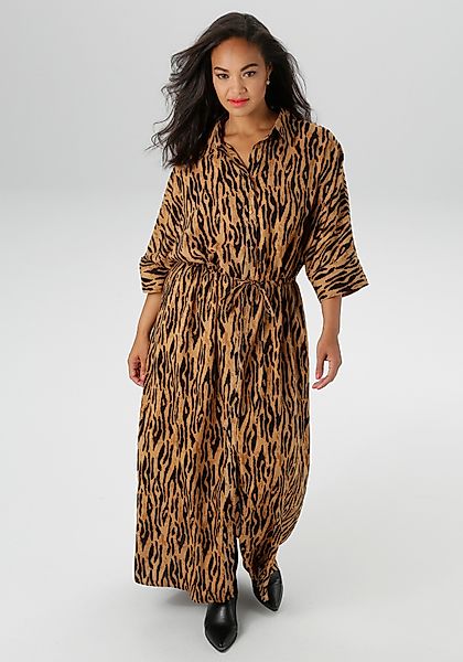 Aniston PLUS Blusenkleid in Tigermuster - günstig online kaufen