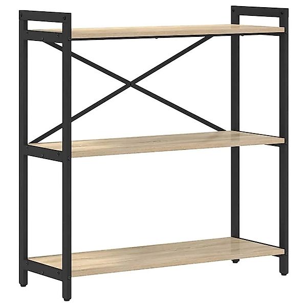 vidaXL Bücherregal Sonoma-Eiche 80 x 30 x 85 cm Holzwerkstoff 868426 günstig online kaufen