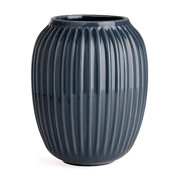 Kähler - Hammershøi Vase H 20cm - anthrazit/H 20cm / Ø 16,5cm günstig online kaufen