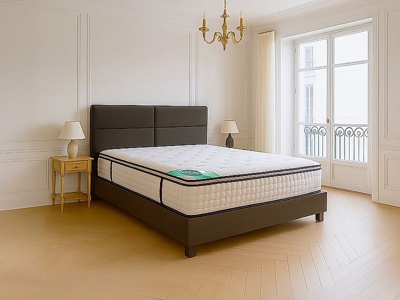 Matratze 160 x 200 cm, 7-Zonen-Taschenfederkernmatratze mit integriertem To günstig online kaufen