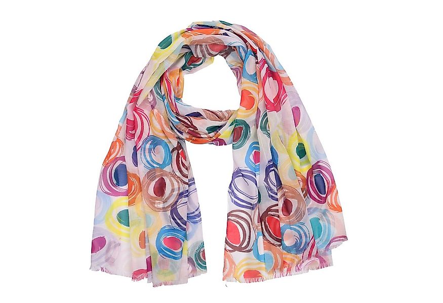 MIRROSI Modeschal Weicher & Leicht Großes Schal, ca.75x180cm, Bunt Print Kr günstig online kaufen