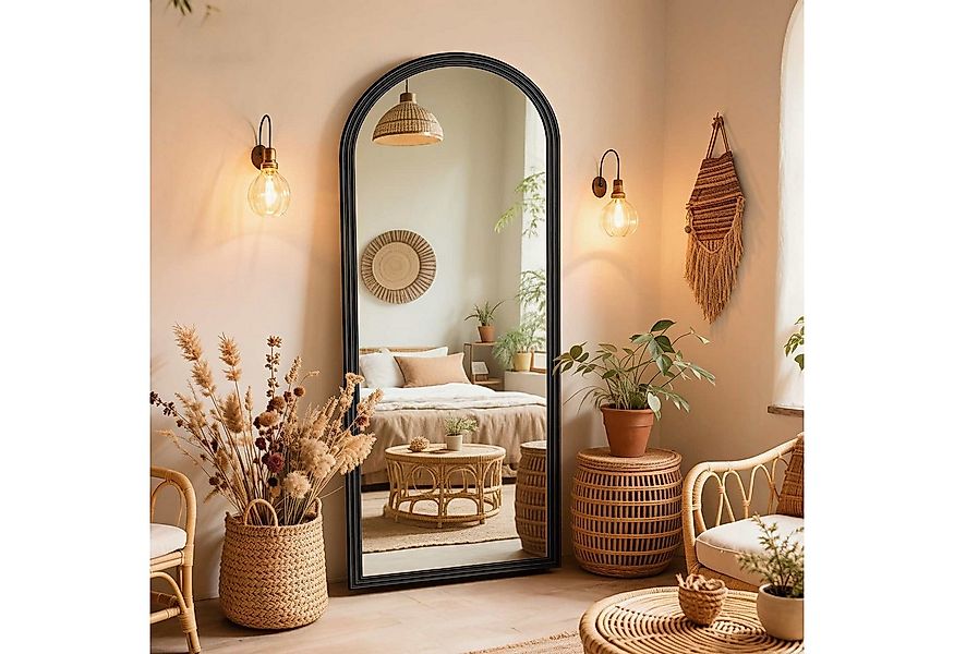 Yemaster Ganzkörperspiegel Ganzkörperspiegel 160x50 cm aus massivem Holz mi günstig online kaufen