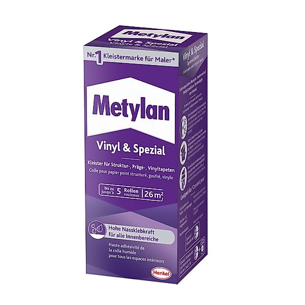 Metylan Bastelkleber Metylan Vinyl & Spezial Tapetenkleister 180 g günstig online kaufen